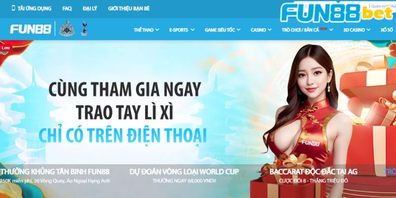 Fun88 - Thương hiệu cá cược hàng đầu thị trường Việt